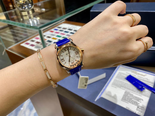 萧邦快乐钻 五钻33mm 专柜新款33mm 女士机械腕表 商品图1