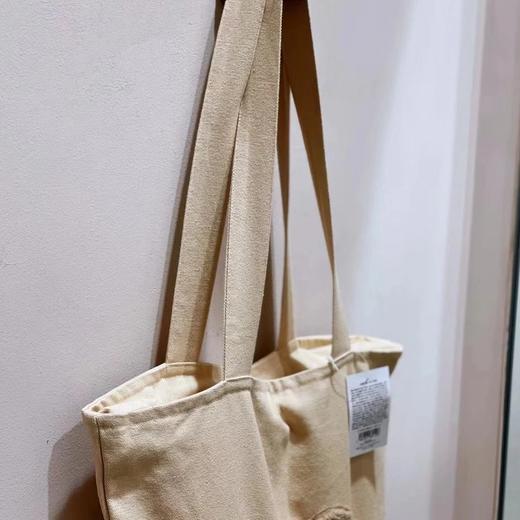 毛绒小熊双色带拉链帆布包 商品图9