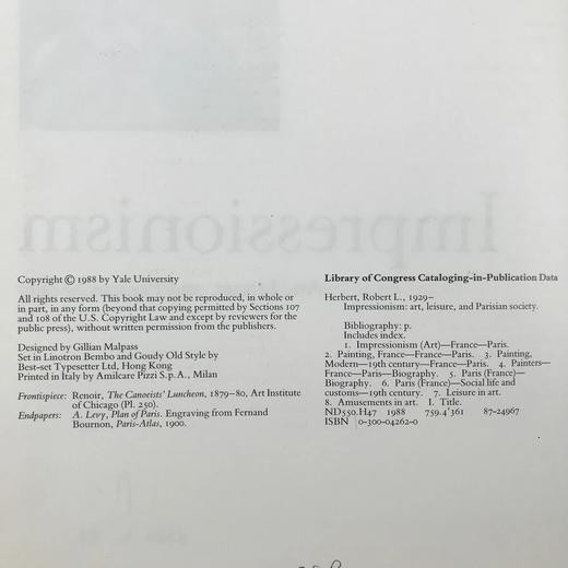 印象派：艺术，休闲，与巴黎社会 304幅彩色插图 精装大16开 商品图4