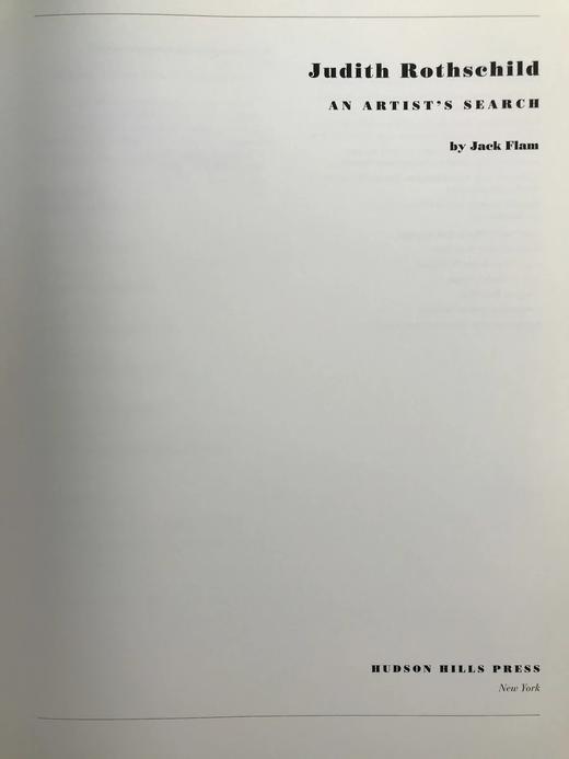 朱迪思·罗斯柴尔德画集 48幅彩色78幅黑白插图 精装大16开 商品图3