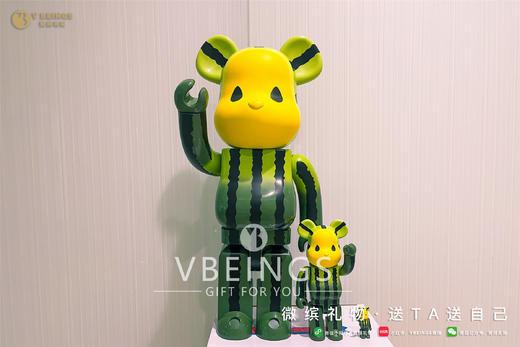 收藏系列 Be@rbrick 400%系列 黄色西瓜 商品图1