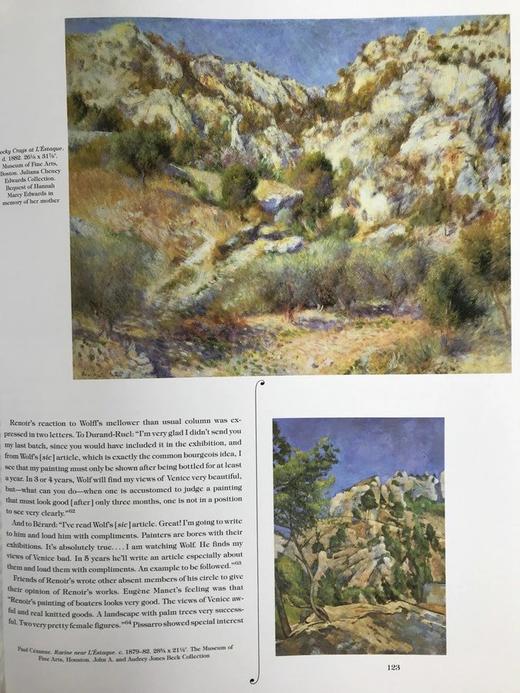 雷诺阿传记，作品与书信集 391幅插图 含大量拉页巨幅插图  精装8开 商品图8