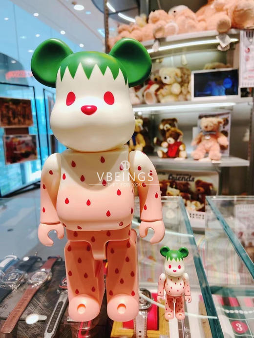 收藏系列 Be@rbrick 400%系列 白色草莓 商品图4