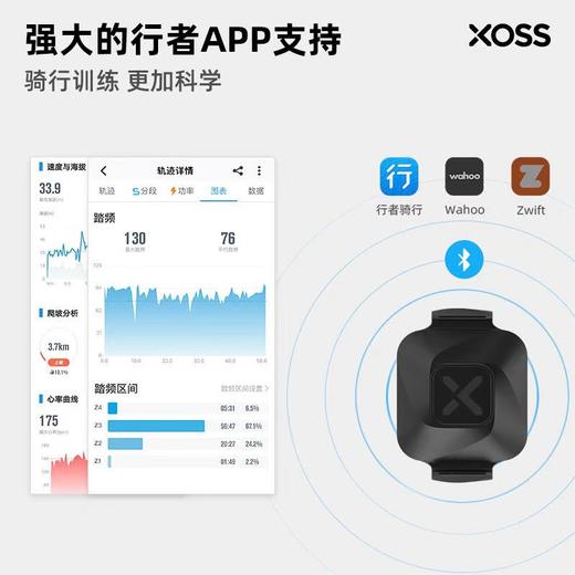 行者 XOSS小旋风双模速度踏频感应器 商品图3