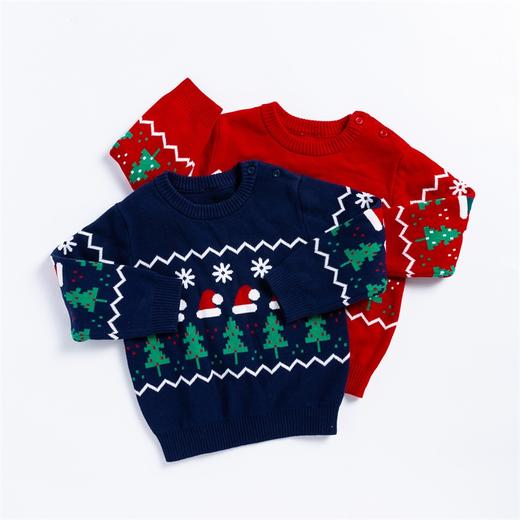 贝贝怡男女童宝宝儿童春秋针织套头毛衣213S2806 商品图6