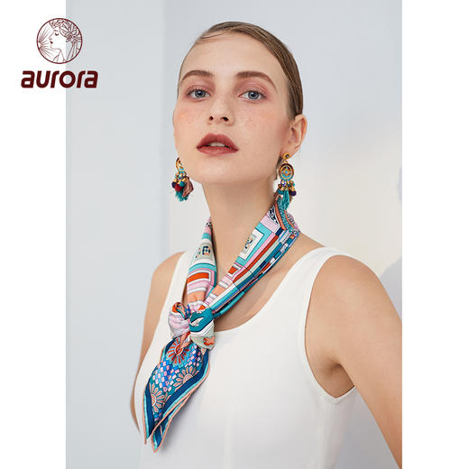 花之圣都 真丝丝巾 商品图2