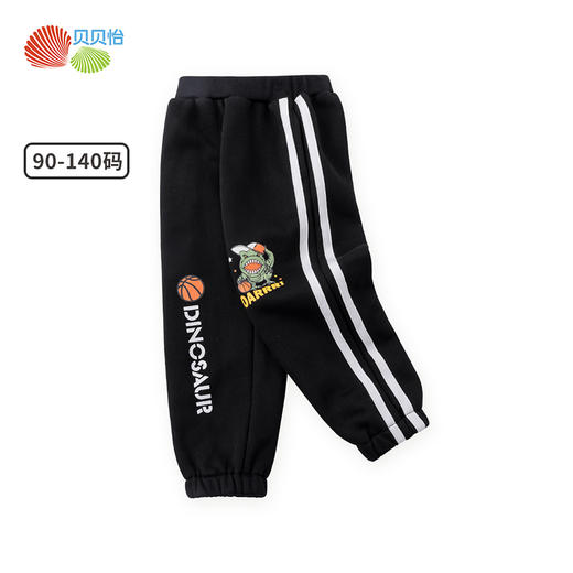 贝贝怡男童春秋保暖加绒长裤裤子 商品图3