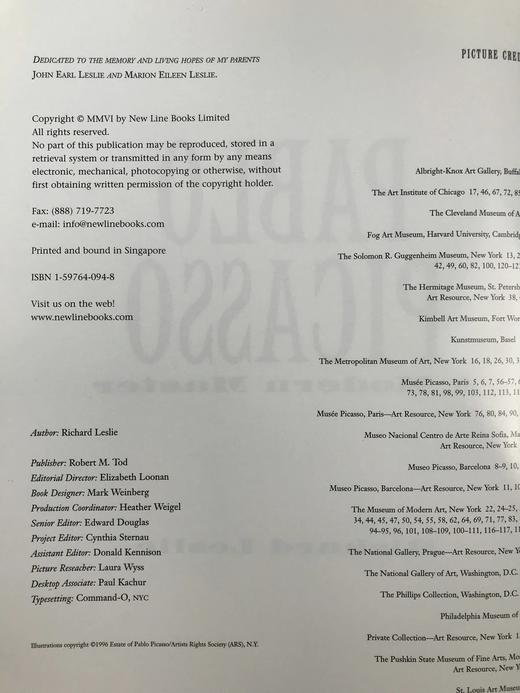 毕加索画集 100幅彩色插图 精装大16开 商品图4