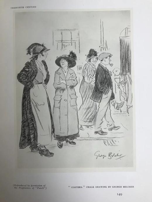 1920年 伦敦人的过去与现在 45幅插图 漆布精装大16开 商品图11