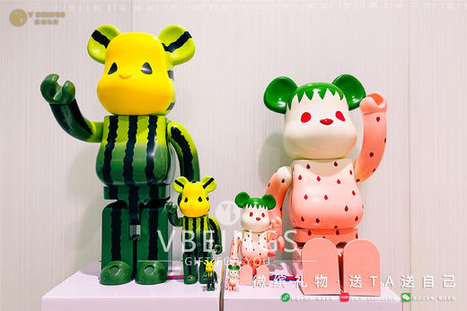 收藏系列 Be@rbrick 1000%系列 白色草莓 商品图2