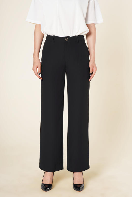 臣禾【超模裤】通勤职业范儿 舒适时髦阔腿裤9212063776 商品图0