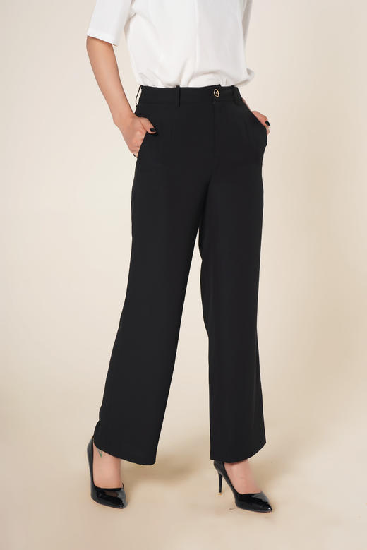 臣禾【超模裤】通勤职业范儿 舒适时髦阔腿裤9212063776 商品图2