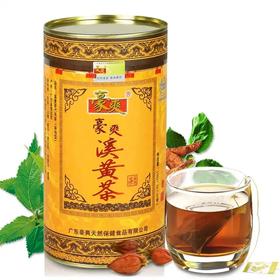 【地标产品】豪爽溪黄茶广东特产凉茶可搭爱旰茶养旰护旰烟酒过多加班熬夜养生茶连州溪黄草茶袋泡茶包四季适宜喝护全家 【精品金罐装】溪黄茶100克（2g*50袋）/罐