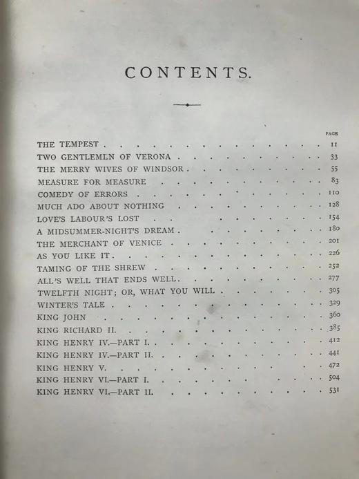 1875年 莎士比亚作品集（全2卷） 约翰·吉尔伯特340幅插图 皮装16开 商品图3