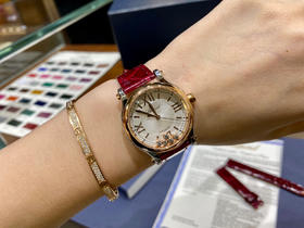 萧邦快乐钻 五钻33mm 专柜新款33mm 女士机械腕表