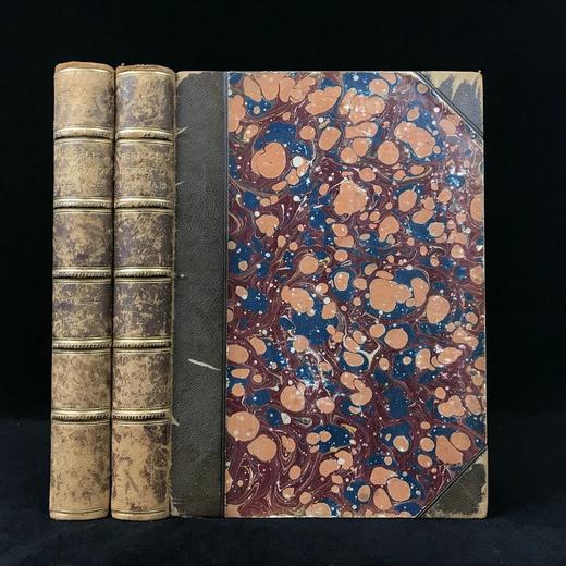 约19世纪后期 卡塞尔德法战争史：1870-1871年（全2卷） 数百幅版画插图 真皮精装16开 商品图0