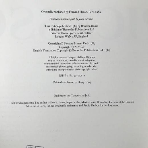 毕加索画集 48幅彩色插图 精装大16开 商品图4