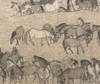 【定制书画】（北宋）李公麟《五马图》《临韦偃牧放图》纸本 手卷 馆藏书画高仿复制艺术品（付款后28天内发货） 商品缩略图8
