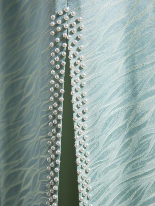 荷言HEYEN 水湄兰杜芳 手工钉珠旗袍高级定制 商品图5