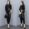 时尚气质减龄个性拼接连帽休闲舒适两件套 HR-YZC838-1 商品缩略图1