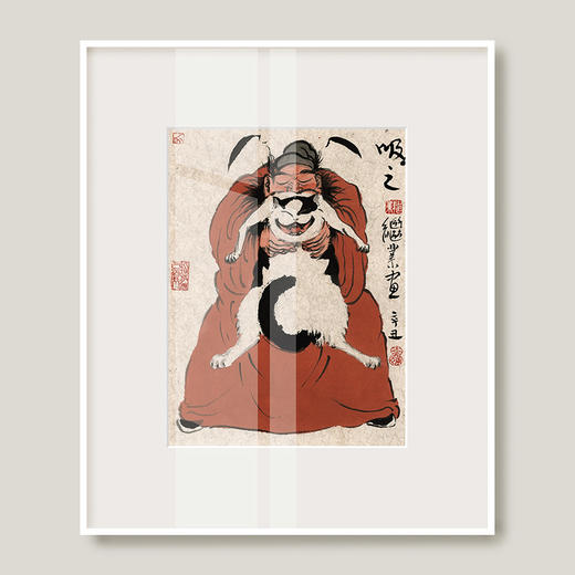 薛继业水墨连框高精版画37*31有框客厅卧室卫生间走廊装饰画 商品图4