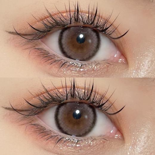 【小红书推荐款】clairecolor,水光狗狗眼棕，年抛/直径14.5/着色13.7，138/一副，268/两副，298/三副 最高度数有1000度 商品图8