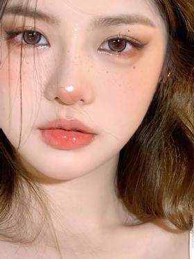 【小红书推荐款】clairecolor,水光狗狗眼棕，年抛/直径14.5/着色13.7，138/一副，268/两副，298/三副 最高度数有1000度