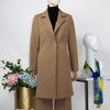 FOCALS福柯斯春秋新款修身羊毛混纺一粒扣中长款外套风衣FYJCF588 商品缩略图0