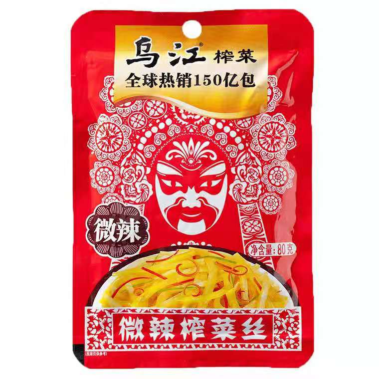 乌江微辣榨菜80g