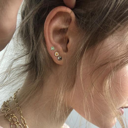 北京仓丨Wilhelmina Garcia-Daisy-小雏菊 耳钉（一对）［西班牙设计师］ 商品图1