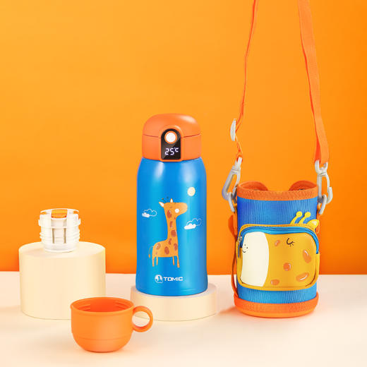 特美刻 儿童智能保温杯 便携大容量  带吸管杯子 00037 商品图4