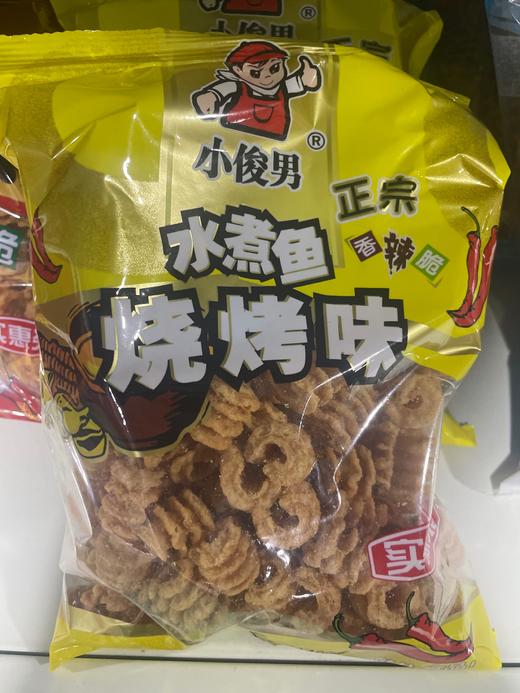 小俊男水煮鱼烧烤味 140g 商品图0