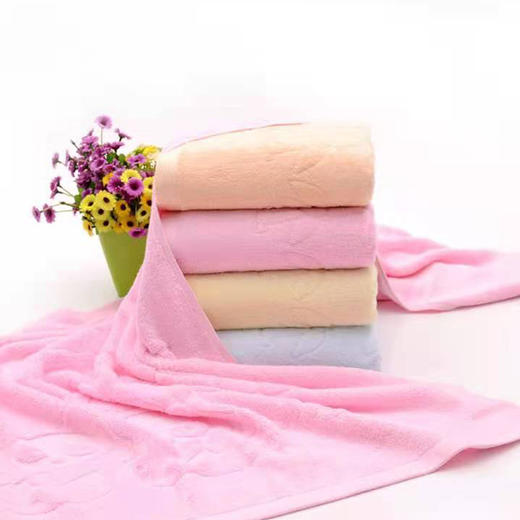 珊瑚绒毛浴巾组合 舒享好眠！快速回弹支撑，长久不易变形 3秒瞬吸 5分速干 远离掉毛困扰 商品图2
