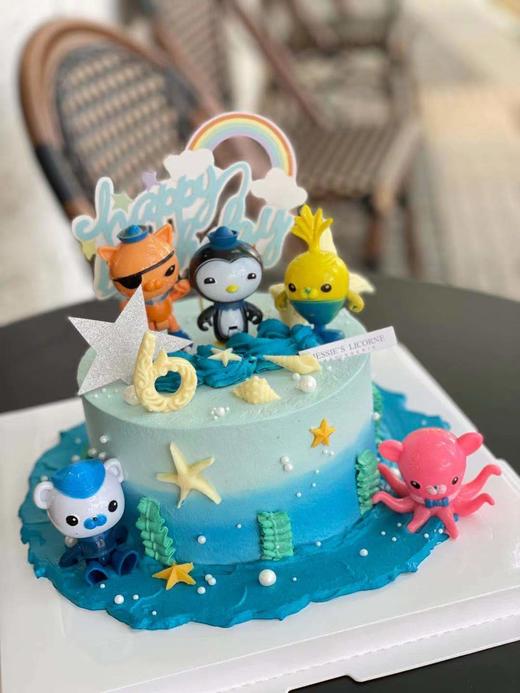 海底小纵队摆件巧克力摆件奶油蛋糕 商品图1