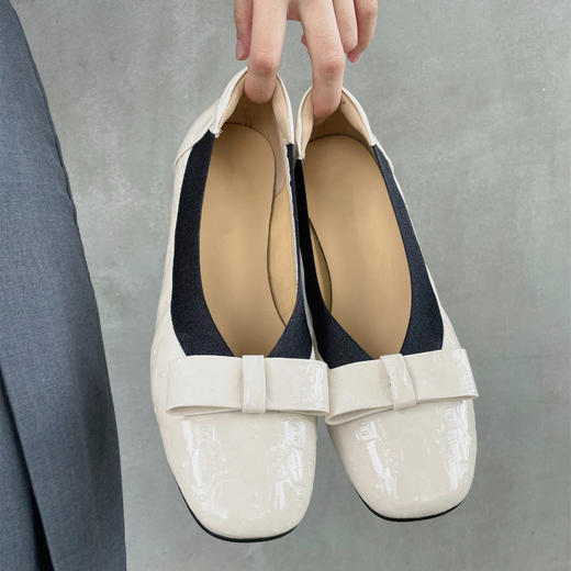 特价秒杀| THE SOWING 全皮法式温柔粗跟单鞋高跟鞋3064-8568.潮快闪[福利品] 商品图6