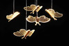5头拉丝蝴蝶吊灯【运费自理】 商品缩略图0