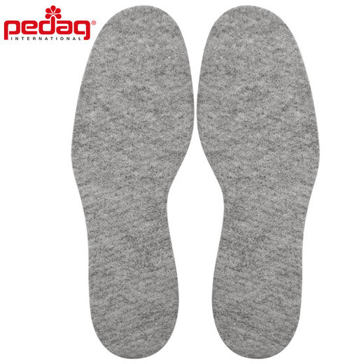 德国进口pedag碧丽达细灰色羊毛绒保暖鞋垫149 商品图3