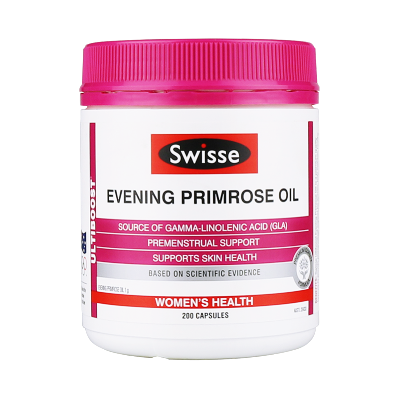 28日通知下架】swisse斯维诗月见草200粒*1瓶 软油胶囊调理调节内分泌