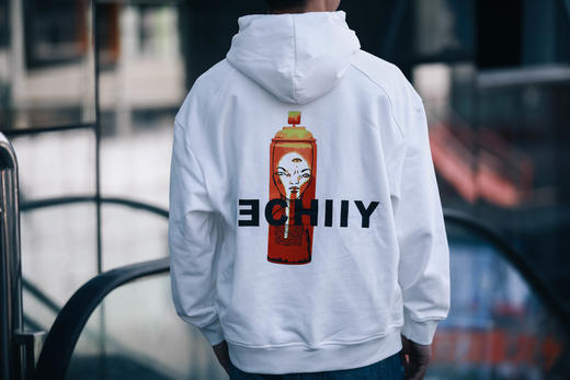 E13906512品牌logo抽象趣味帽衫卫衣 商品图3