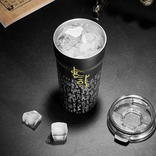 共禾京品X遇见博物 便携不锈钢保温杯-中国 商品图3