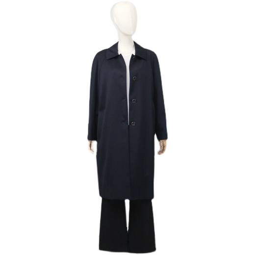 FOCALS福柯斯春秋新款休闲羊毛混纺中长款外套风衣风F2YCF608B7 商品图4