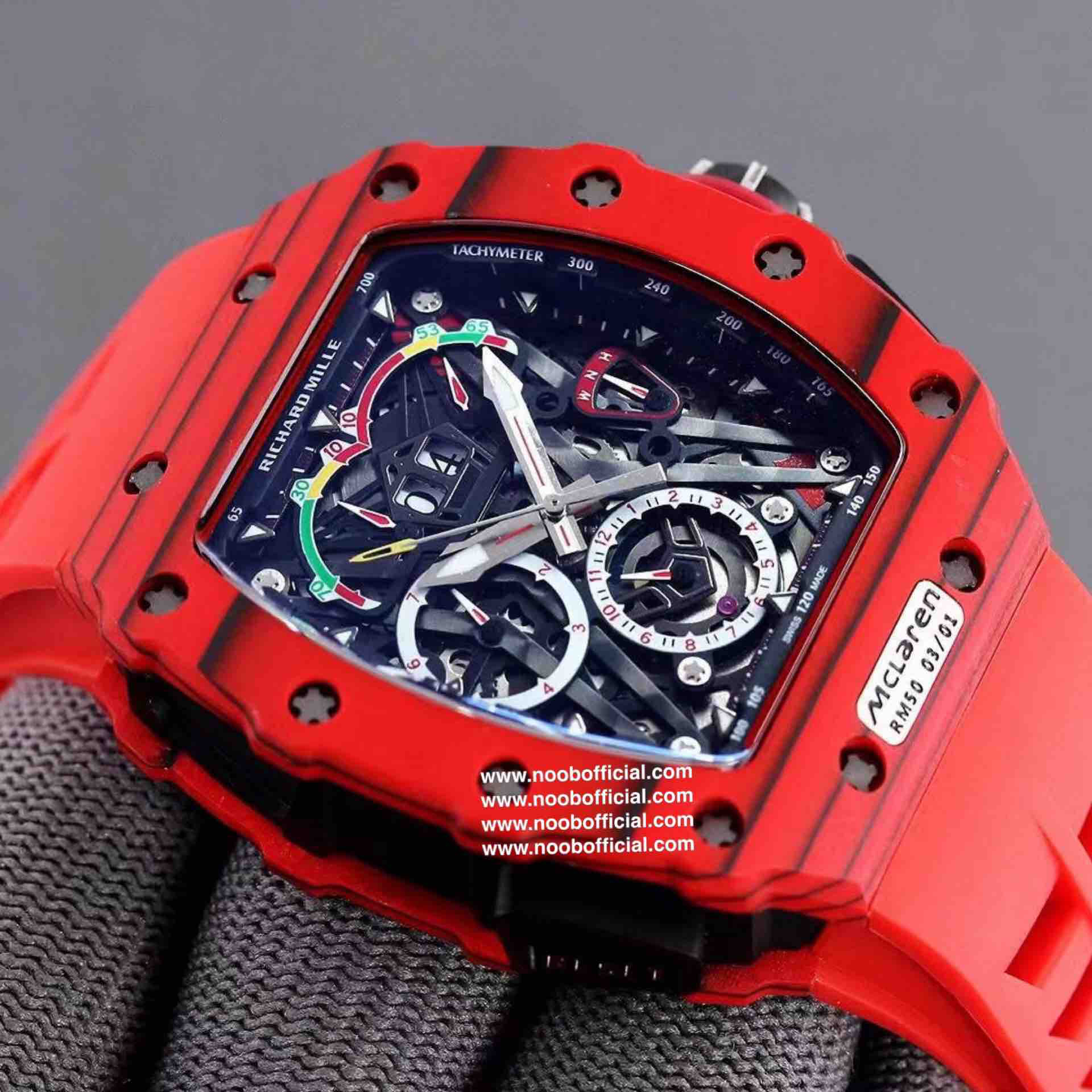richardmille理查德61米勒 (腕表型号: rm50-03,迈凯轮)艺术提升了