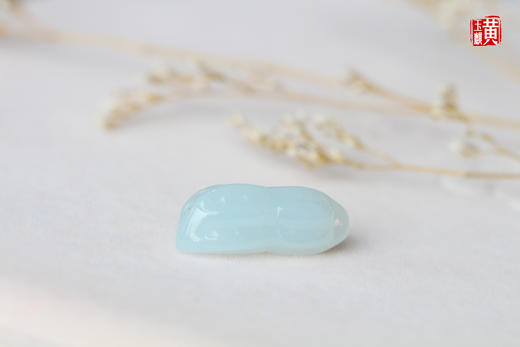 [ 好事发生 ]  天然翡翠花生吊坠 商品图2