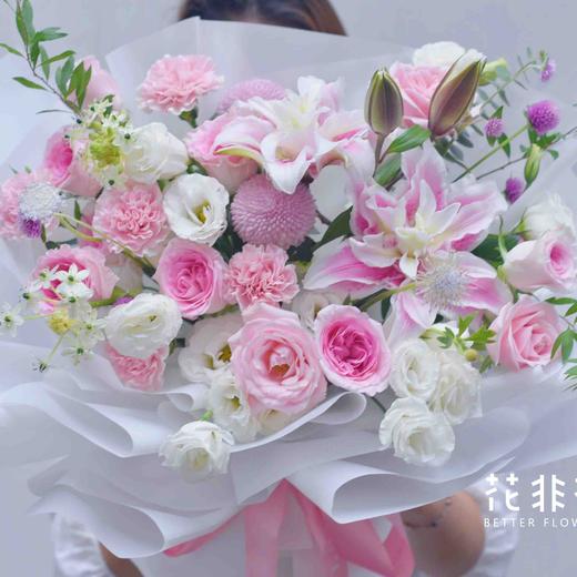《万卷繁花》  粉色系混搭花束 商品图2