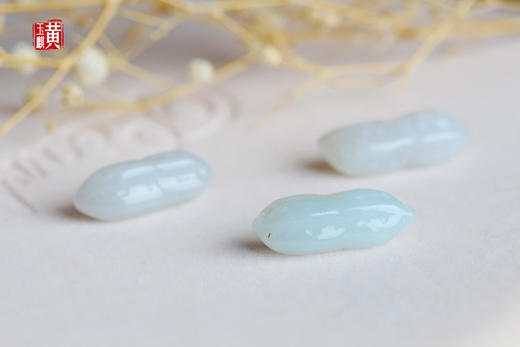 [ 好事发生 ]  天然翡翠花生吊坠 商品图1