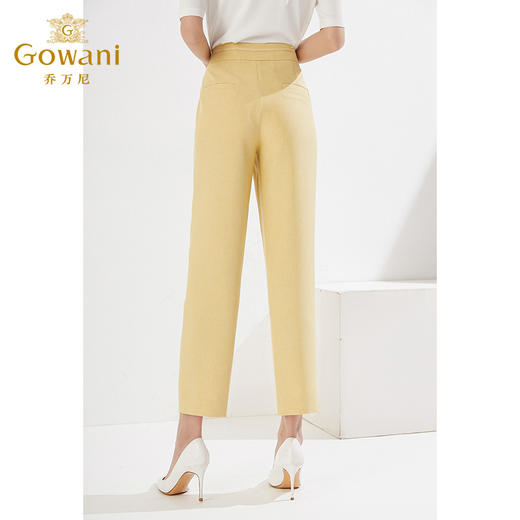 乔万尼休闲裤套装垂坠感显瘦春季西装长裤EI3F149 商品图3