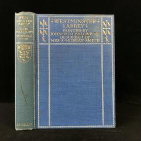 1906年 威斯敏斯特教堂 21幅彩色插图 漆布精装大32开