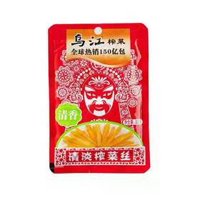 乌江清香清淡榨菜丝80g