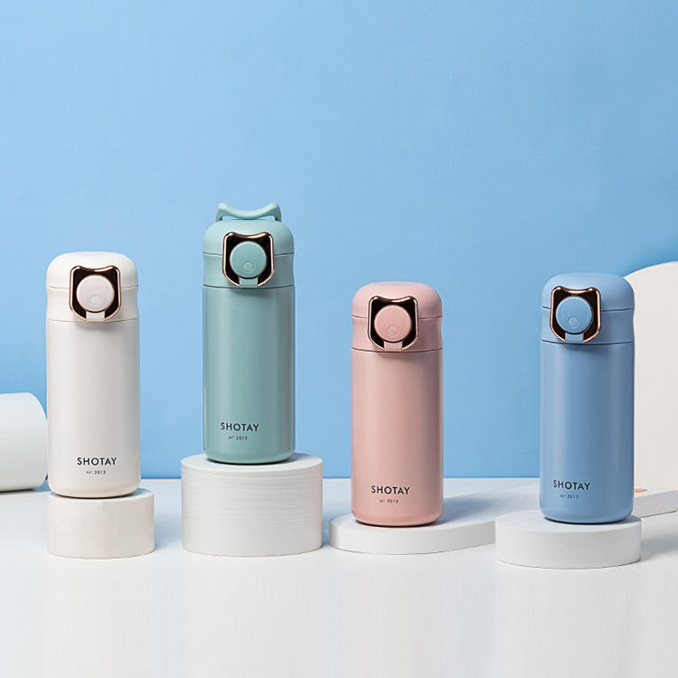 390ml尚泰萌潮直饮保温杯316不锈钢简约纯色水杯