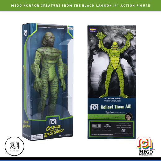 现货 Mego 黑湖妖谭 14英寸 可动人偶 商品图8